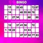 Free Bingo Signup Welcome Offer in Southborough 10